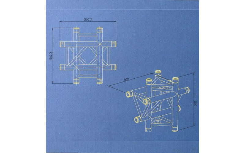 Involight TN44 - Модуль для 4-х ферм , треугольн., 500х500