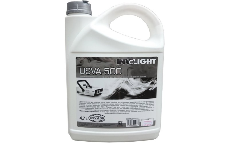 Involight USVA-500 - жидкость для дыма 4,7 л, среднего рассеивания