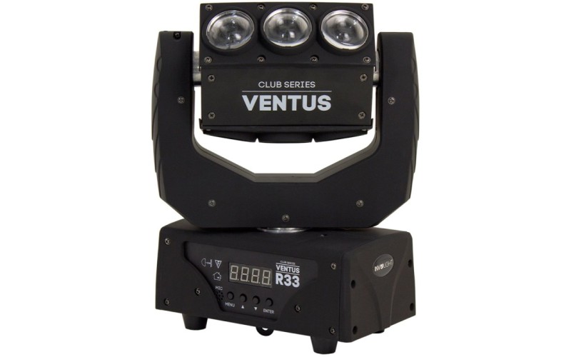 Involight Ventus R33 - вращающаяся многолучевая LED голова, 9x10 Вт RGBW, DMX-512