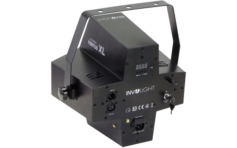 Involight Ventus XL - световой эффект, 25 шт. 1 Вт RGBW, 12 шт. 1 Вт W, лазер 50 мВт G, 100 мВт