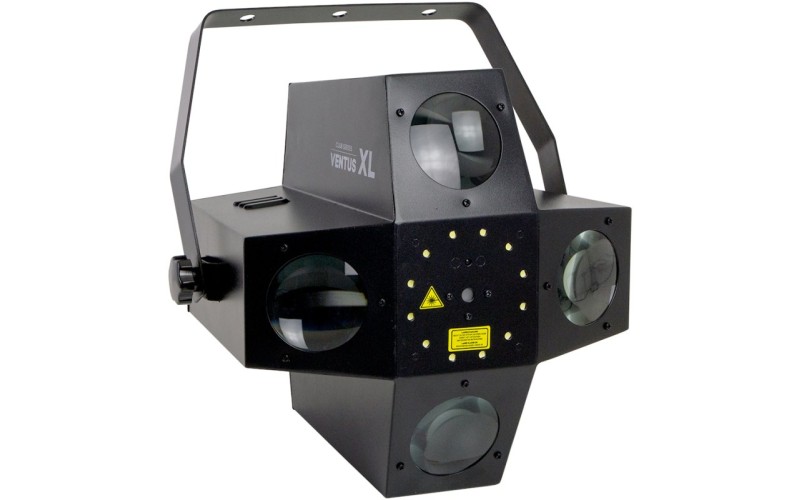 Involight Ventus XL - световой эффект, 25 шт. 1 Вт RGBW, 12 шт. 1 Вт W, лазер 50 мВт G, 100 мВт