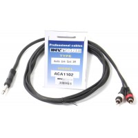 Invotone ACA1102 - Аудио кабель, mono jack 6,3 <-> 2 x RCA, длина 2 м