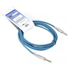 Invotone ACI1304/B - инструментальный кабель, mono jack 6,3 <-> mono jack 6,3, длина 4 м (синий)