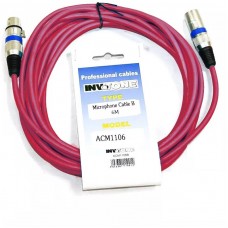 Invotone ACM1110/R - Микрофонный кабель, XLR <-> XLR длина 10 м (красный)