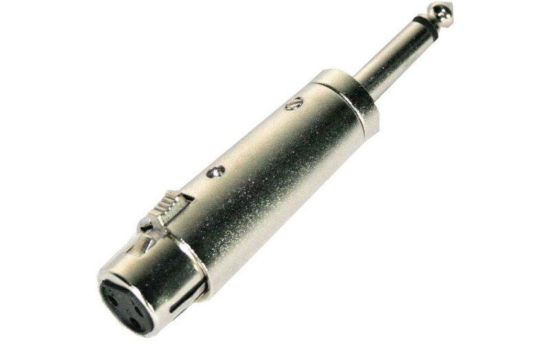 Invotone AD300 - переходник 3P XLR мама <>6.35мм моно Джек папа