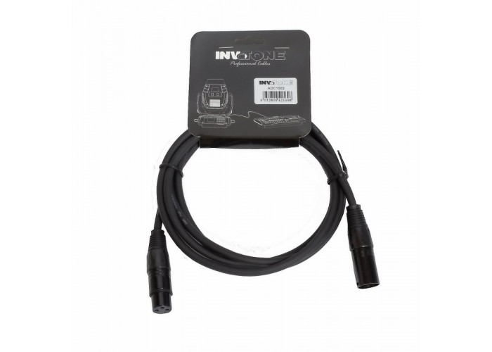 Invotone ADC1002 - DMX-кабель с разъемами XLR F - XLR M; 2 м