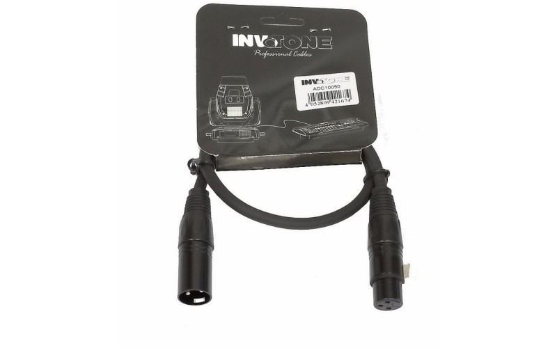 Invotone ADC10050 - DMX-кабель с разъемами XLR F - XLR M; 0.5 м