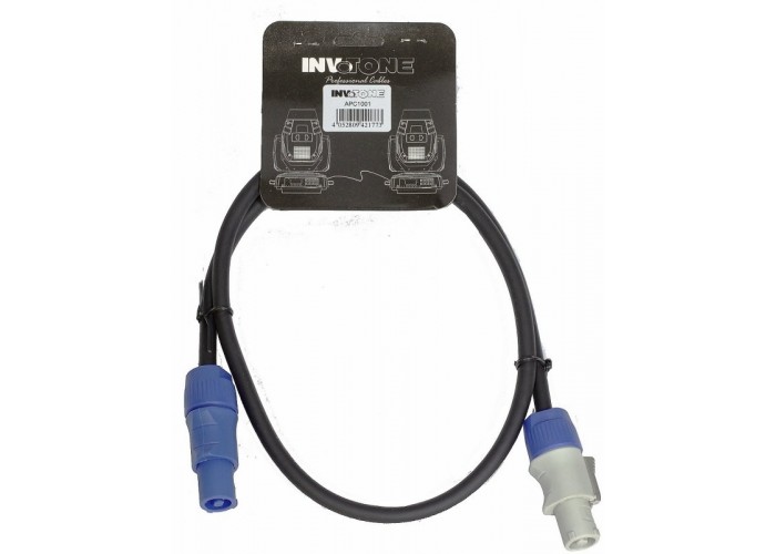 INVOTONE APC1001 - кабель силовой 3х1.5мм2 с разъемами PowerCon In/Out  1 м
