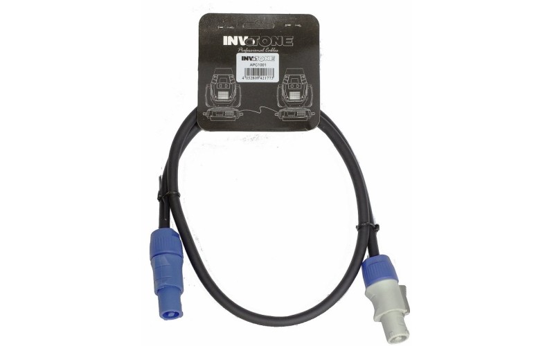 INVOTONE APC1001 - кабель силовой 3х1.5мм2 с разъемами PowerCon In/Out  1 м