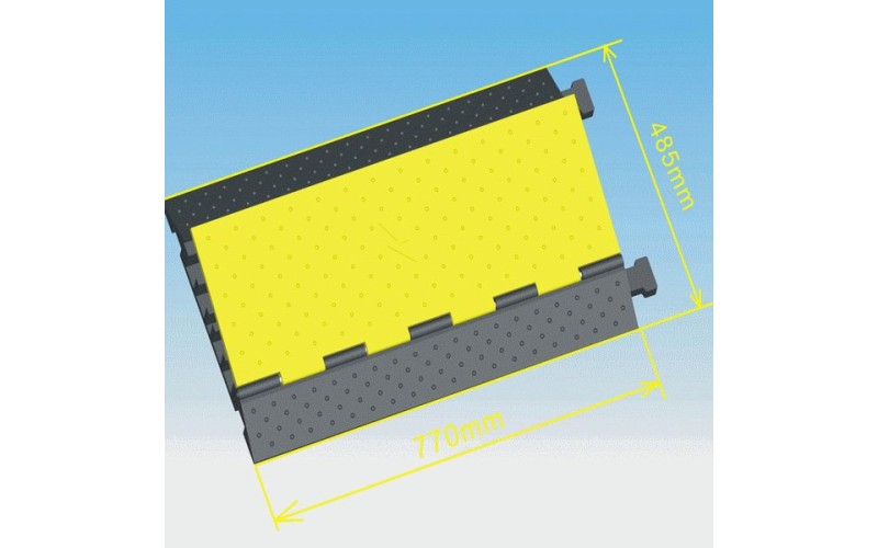 Invotone CG5 - защитный порог для кабеля, 5 каналов, 770х485х65 мм