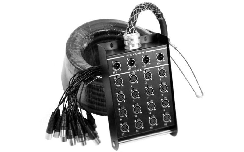 Invotone DB1604/20M - распределительная коробка 16 входов - 4 выхода, 20м