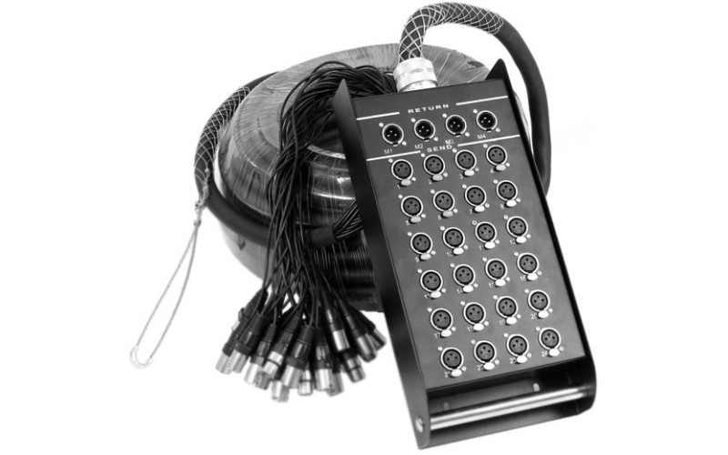 Invotone DB2404/50M - распределительная коробка 24 входов - 4 выхода, 50м