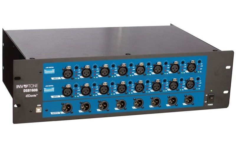 INVOTONE DSB1608 - модуль 16 входов - 8 выходов для цифрового микшера INVOTONE MX2208D