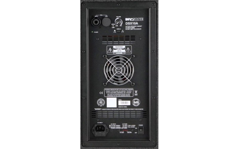 Invotone DSX10A - активная двухполосная акустическая система, 800 Bт,55Гц-20кГц,126 дБ SPL
