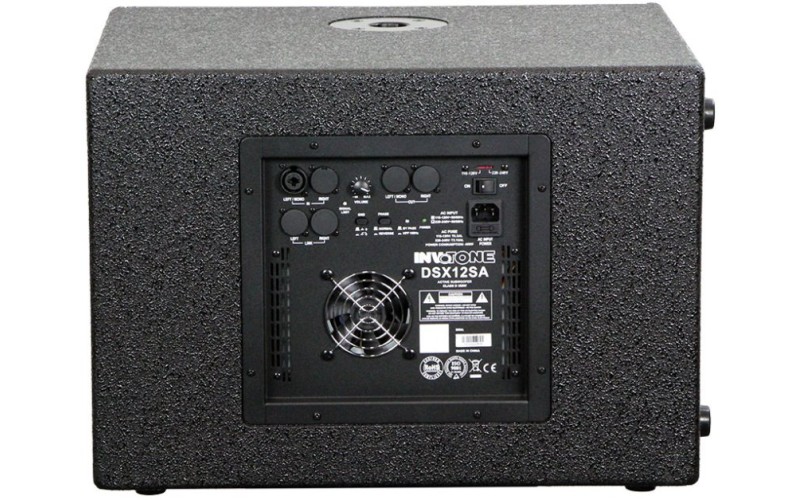 Invotone DSX12SA - активный сабвуфер, 1000 Вт, 47-125 Гц, 124 дБ SPL, класс D.