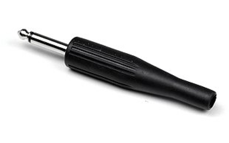 INVOTONE J180/BK - джек моно, кабельный, 6.3 мм, цвет черный, корпус пластик