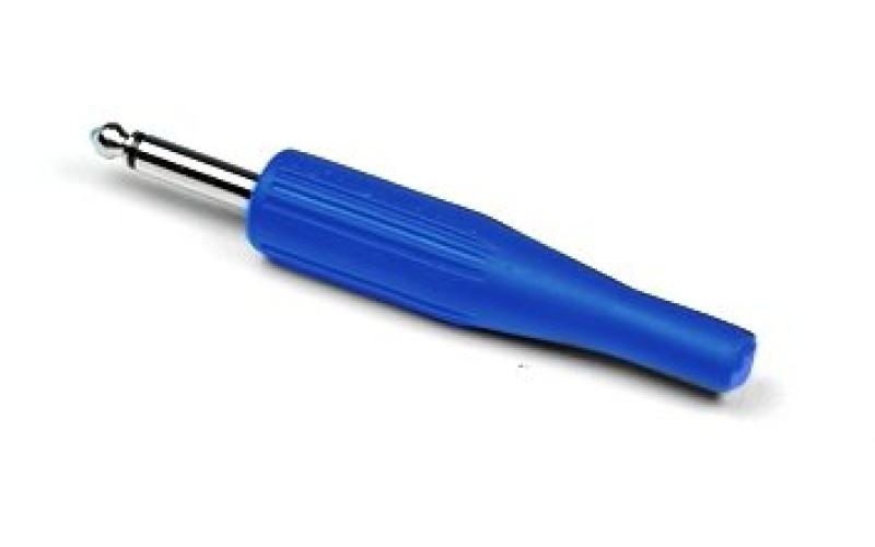 INVOTONE J180/BL - джек моно, кабельный, 6.3 мм, цвет синий, корпус пластик