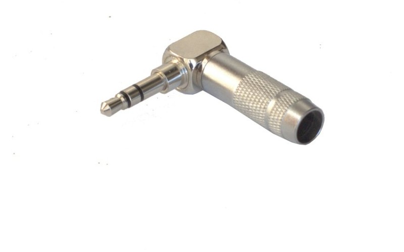 Invotone J65S - стерео джек угловой, 3.5 мм, папа, металл.