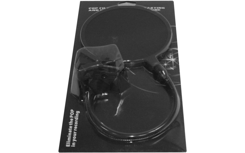 Invotone MPF200 - Поп фильтр СЪЕМНЫЙ в блистере с креплением на микрофонную стойку