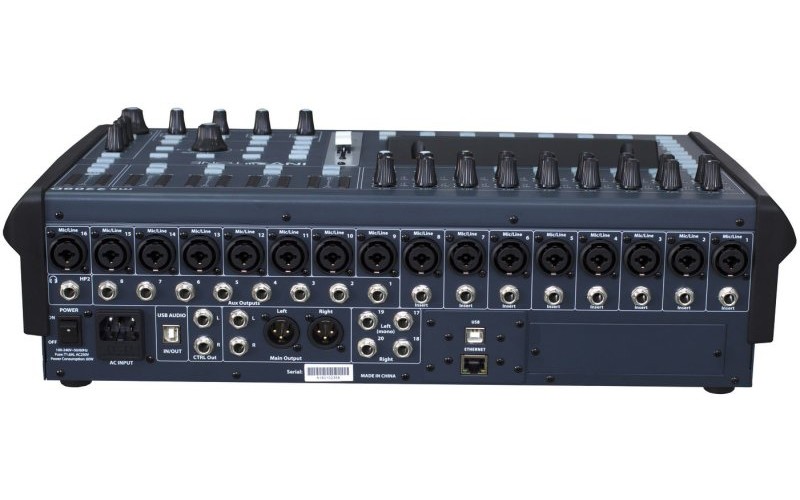 Invotone MX2208D - цифровой микшерный пульт, 22 вх., 12 вых., 2 FX процессора