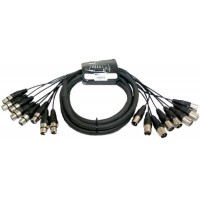 INVOTONE SNX85 - аудио мультикорная система веерный хвост, 8 XLR MALE*8 XLR FEMALE, длина 5 метров