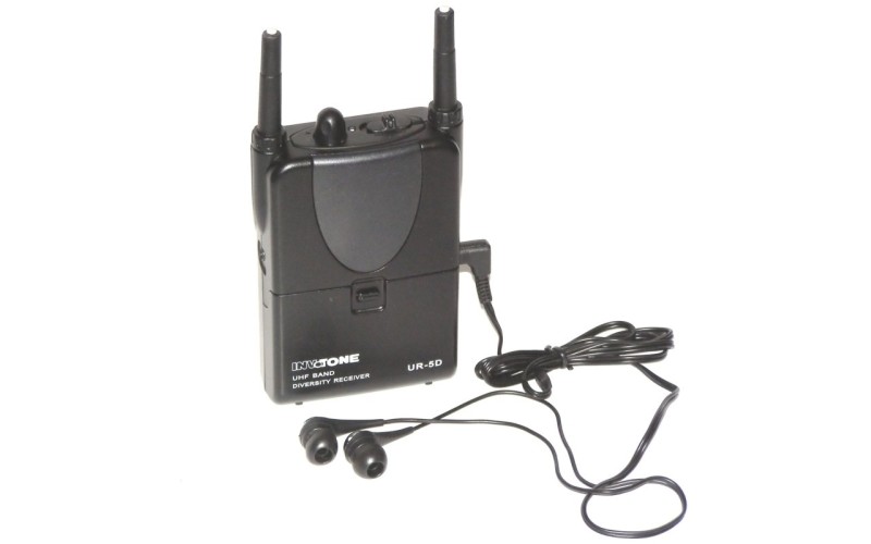 INVOTONE UR5D - радиосистема мониторинга (наушник и приёмникUHF800-813МГц,64 кан.) для раб. с IEM168