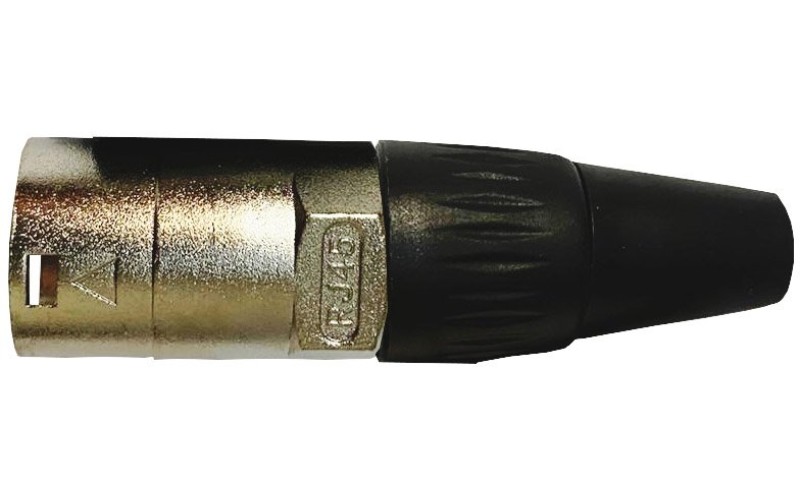 Invotone XLR-RJ45 - корпус для кабеля с разъемом RJ45, Ethercon, металлический, на винтах