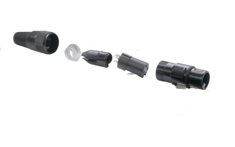 Invotone XLR3F300 - разъём XLR мама, 3P (мет)