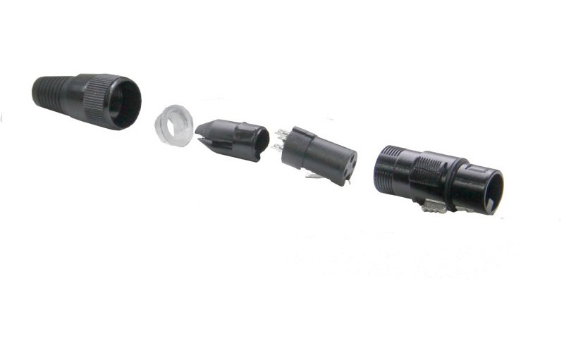 Invotone XLR3F300 - разъём XLR мама, 3P (мет)