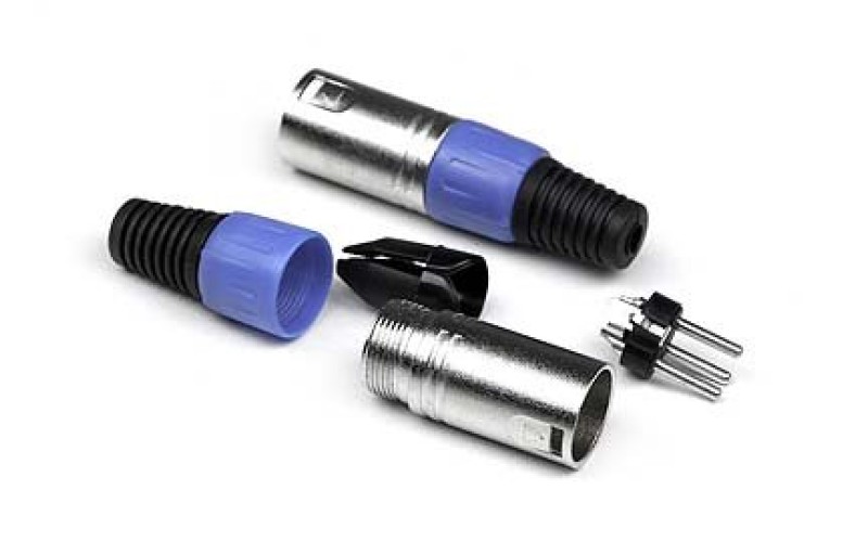 Invotone XLR3M100 - разъём XLR папа, 3P (пласт.)