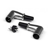 Invotone XLR3M200C - XLR папа, 3P угловой