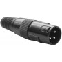 Invotone XLR3M300 - разъём XLR папа, 3P (мет)