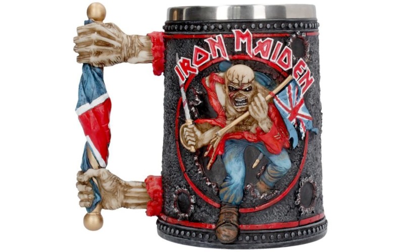 Iron Maiden Tankard 14cm 16 x 9.5 x 14.5 holds 600ml Сувенирная кружка Iron Maiden, лицензионная