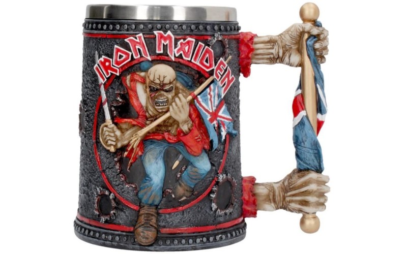 Iron Maiden Tankard 14cm 16 x 9.5 x 14.5 holds 600ml Сувенирная кружка Iron Maiden, лицензионная