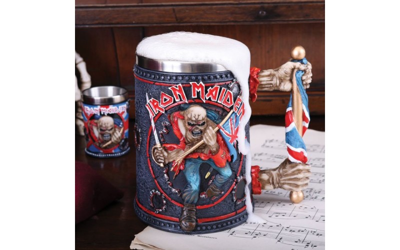 Iron Maiden Tankard 14cm 16 x 9.5 x 14.5 holds 600ml Сувенирная кружка Iron Maiden, лицензионная