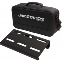 JamStands JS-PB200 компактный педалборд с мягким кейсом и зажимом для БП, вес 1,6 кг, черный