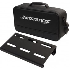 JamStands JS-PB200 компактный педалборд с мягким кейсом и зажимом для БП, вес 1,6 кг, черный