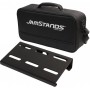 JamStands JS-PB200 компактный педалборд с мягким кейсом и зажимом для БП, вес 1,6 кг, черный