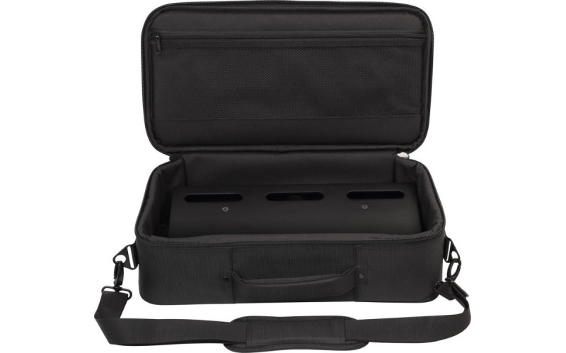 JamStands JS-PB200 компактный педалборд с мягким кейсом и зажимом для БП, вес 1,6 кг, черный