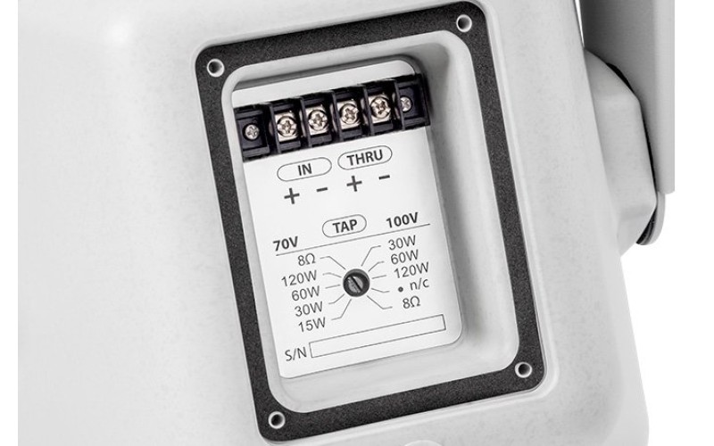 JBL AWC62 - компакт. 2х-полосн. коаксиальн. всепогодн. АС IP56, стеклопластик.ABS,НЧ 6,5