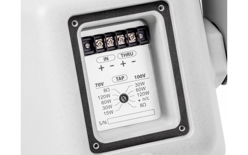 JBL AWC62-BK - компакт. 2-х полосн. коаксиальн. всепогодн. АС IP56, стеклопластик.ABS,НЧ 6,5