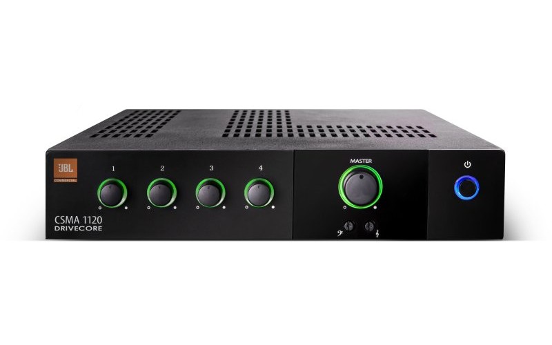 JBL CSMA1120 микшер-усилитель 4 входа с фантомным питанием 27В