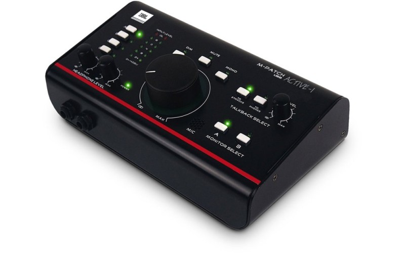JBL M-Patch Active-1 прецизионный контроллер студийных мониторов, Studio Talkback, USB Audio I/O
