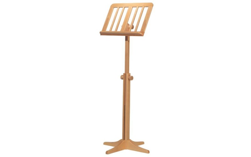 K&M 11616-000-00 пюпитр деревянный (бук), высота 715-1225 мм, размер 'стола' 460х300 мм, вес 2.8 кг