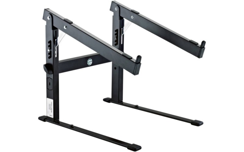 K&M 12180-013-55 настольный держатель для ноутбука, сталь, чёрный