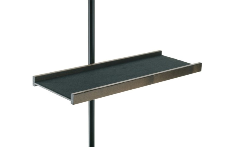 K&M 12211-000-55 деревянный лоток для мелочей, размеры 39х12,5 см, крепится на микрофонную стойку ди