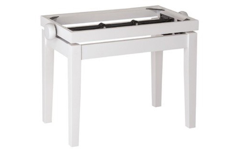 K&M 13710-000-22 основание банкетки, без сиденья, белое матовое дерево, выс. 46-55 см