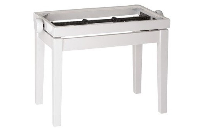 K&M 13711-000-23 основание банкетки, без сиденья, белое лакированное дерево, выс. 46-55 см