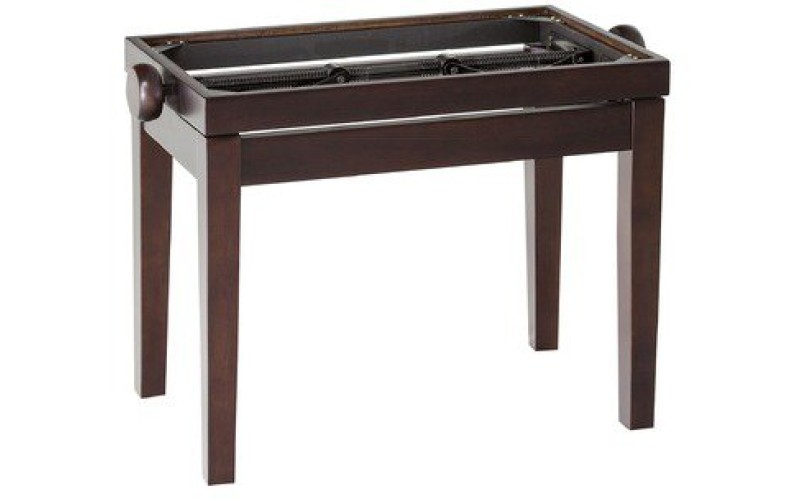 K&M 13730-000-26 основание банкетки, без сиденья, матовое ореховое дерево, выс. 46-55 см