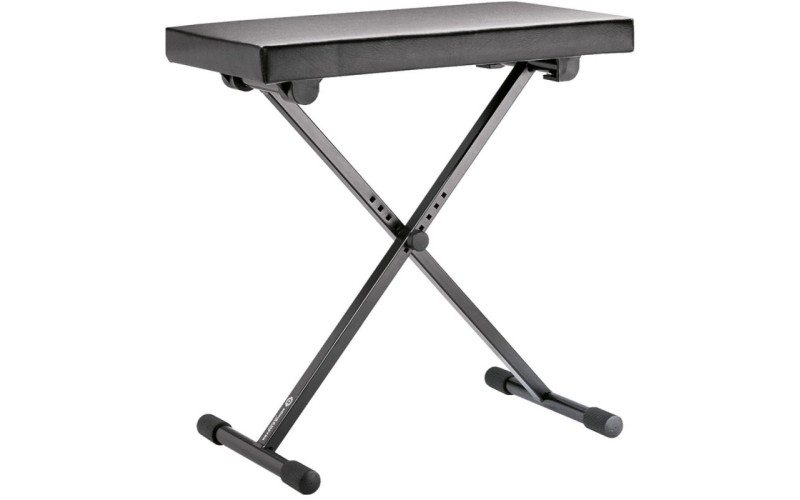 K&M 14065-000-55 банкетка для клавишника, высота от 395 до 585 мм, размер сиденья 540х300 мм, цвет ч